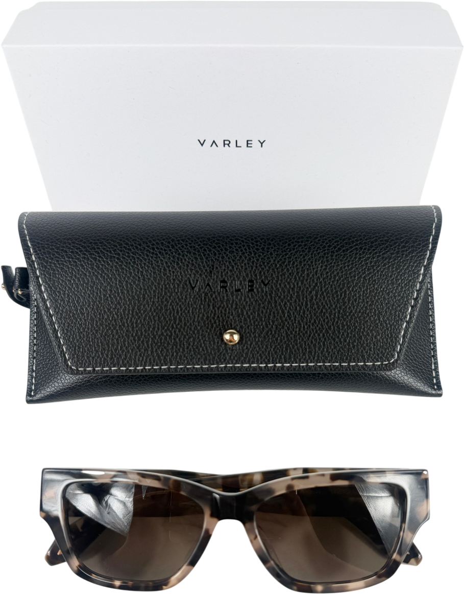 Varley Brown Melra Sunglasses Rose Tortoise