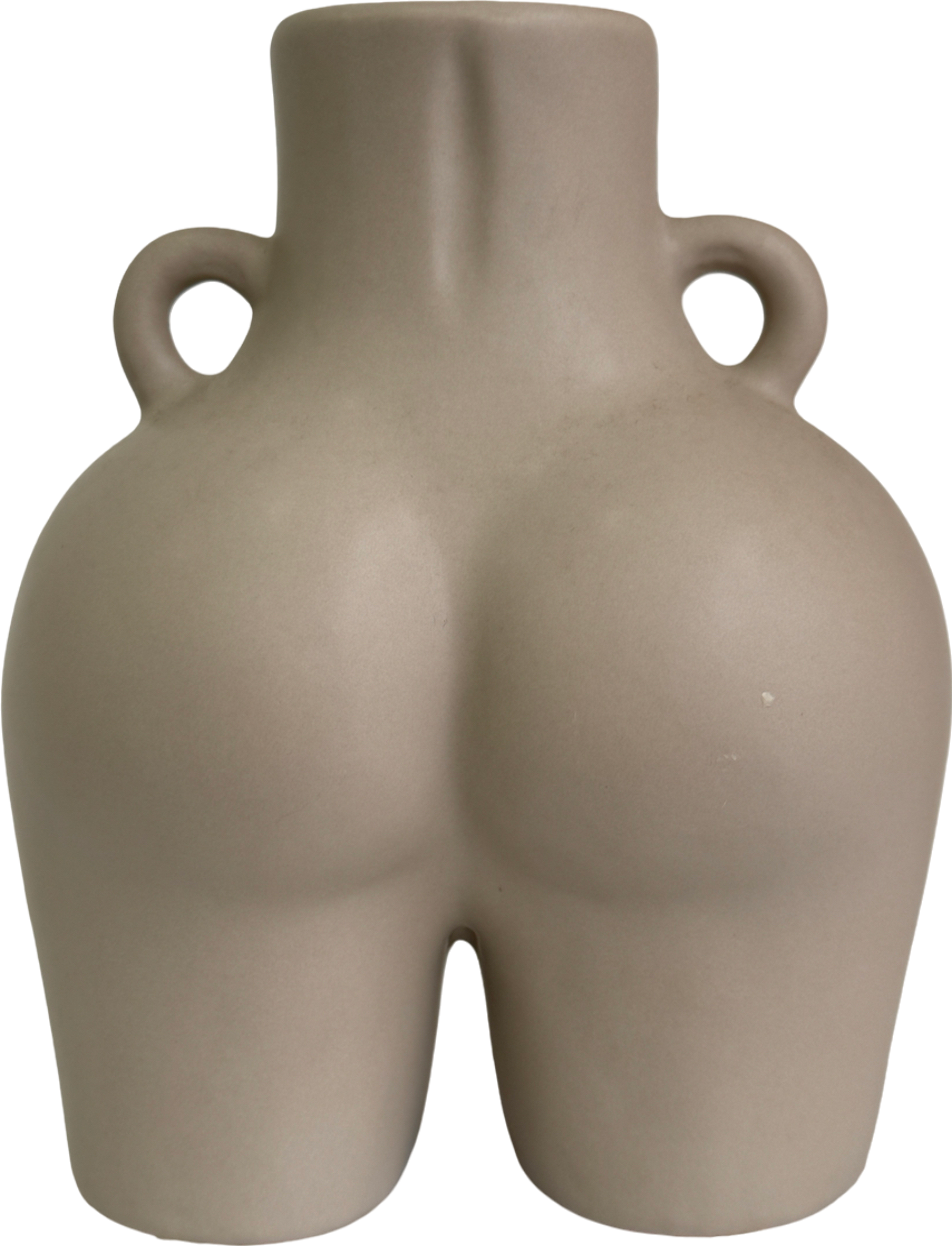 Nude ‘love Handles’ 22cm Ceramic vase