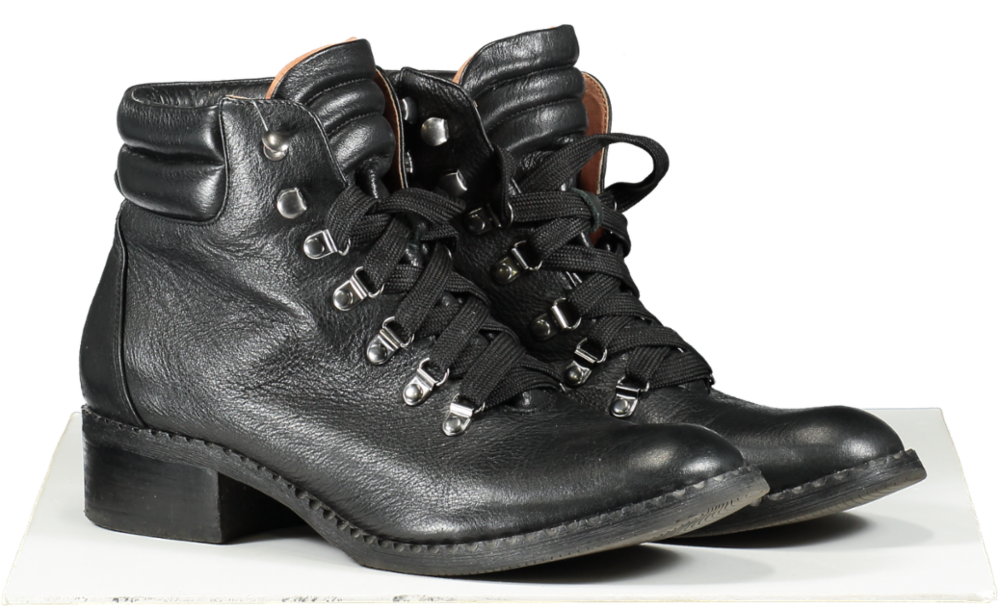 Gentle Souls Black Leather Brooklyn Ankle Boot UK 8 EU 41 👠