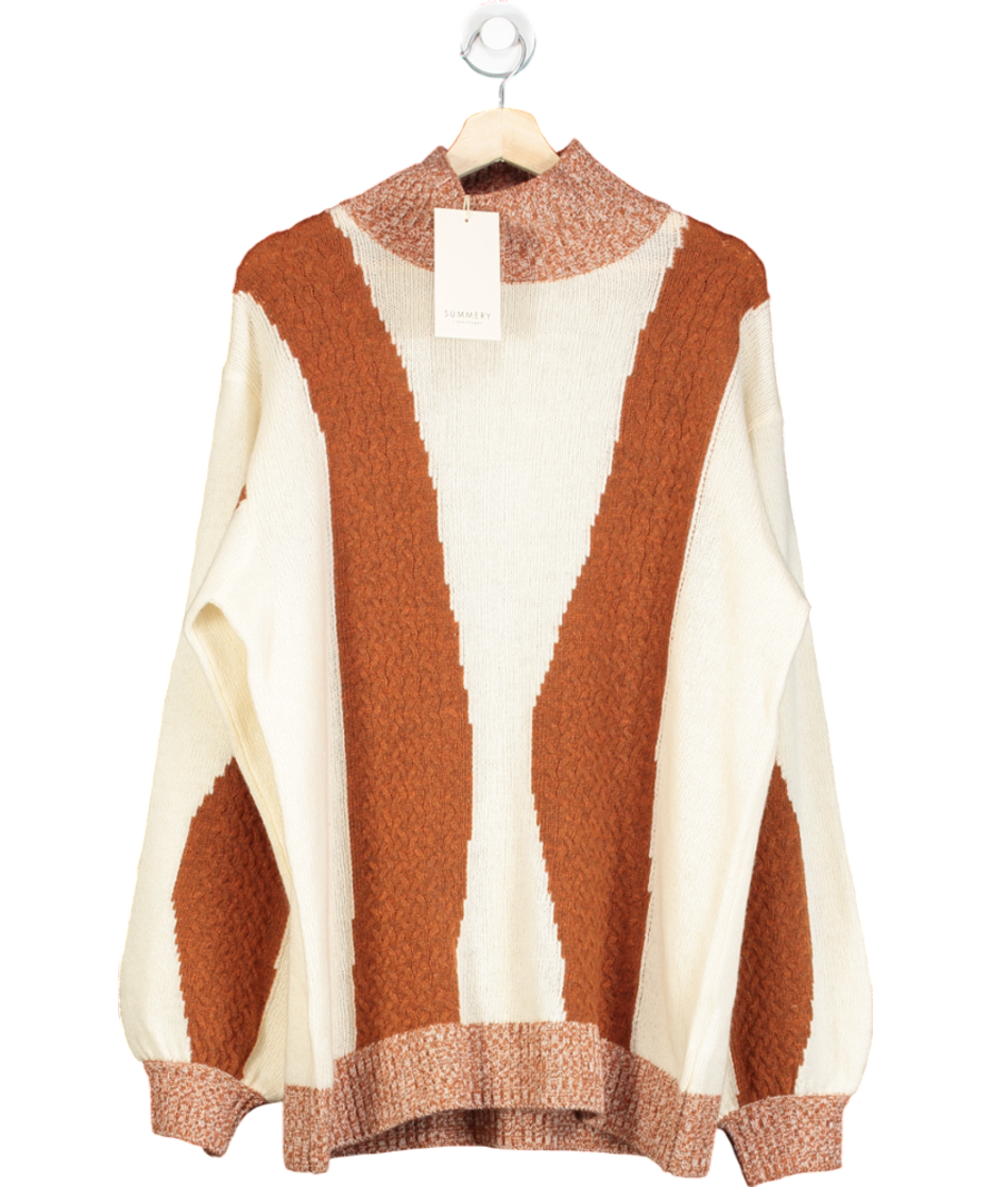 Summery Copenhagen Orange Jada Sweater UK L