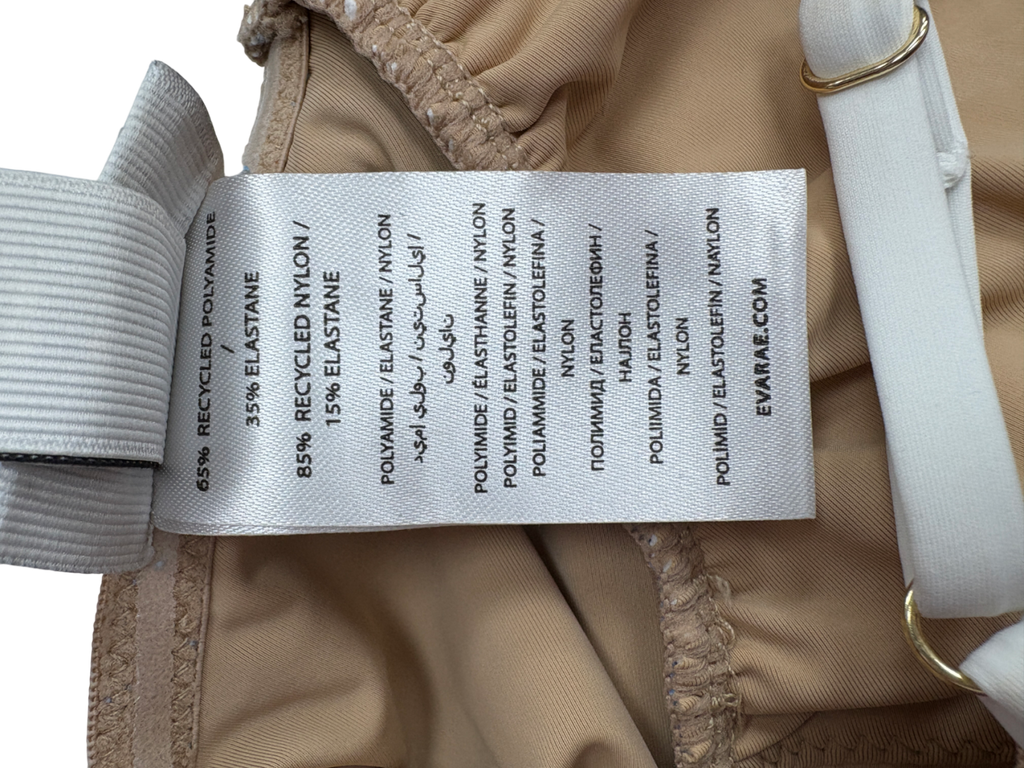 Evarae Blue Cross Neck Swimsuit UK 8