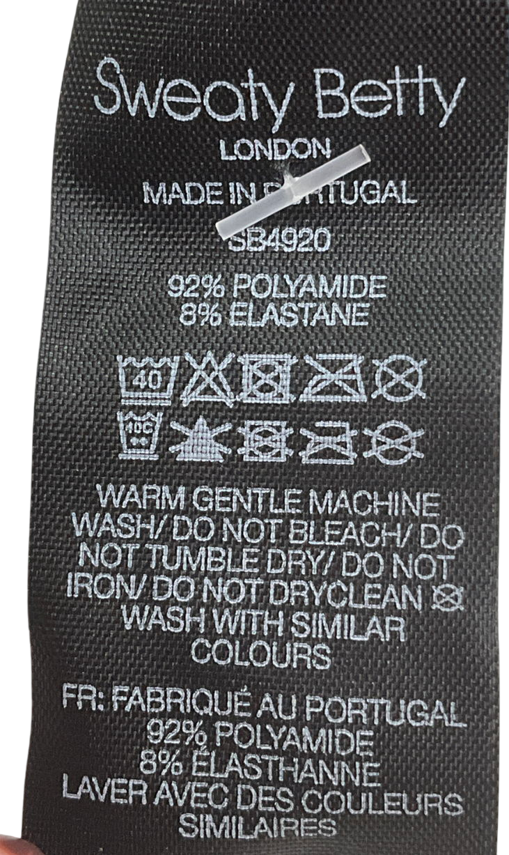 Sweaty Betty Stamina Sports Bra Deep Blue UK S