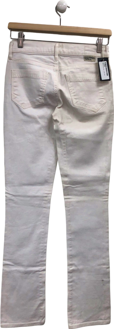 Goldsign White Straight High rise Jeans UK S