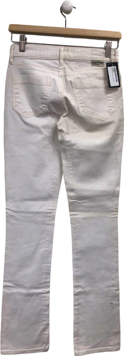 Goldsign White Straight High rise Jeans UK S