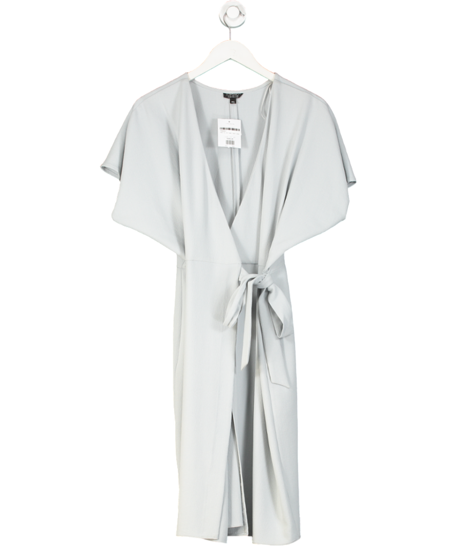 Topshop Blue Wrap Dress UK 12
