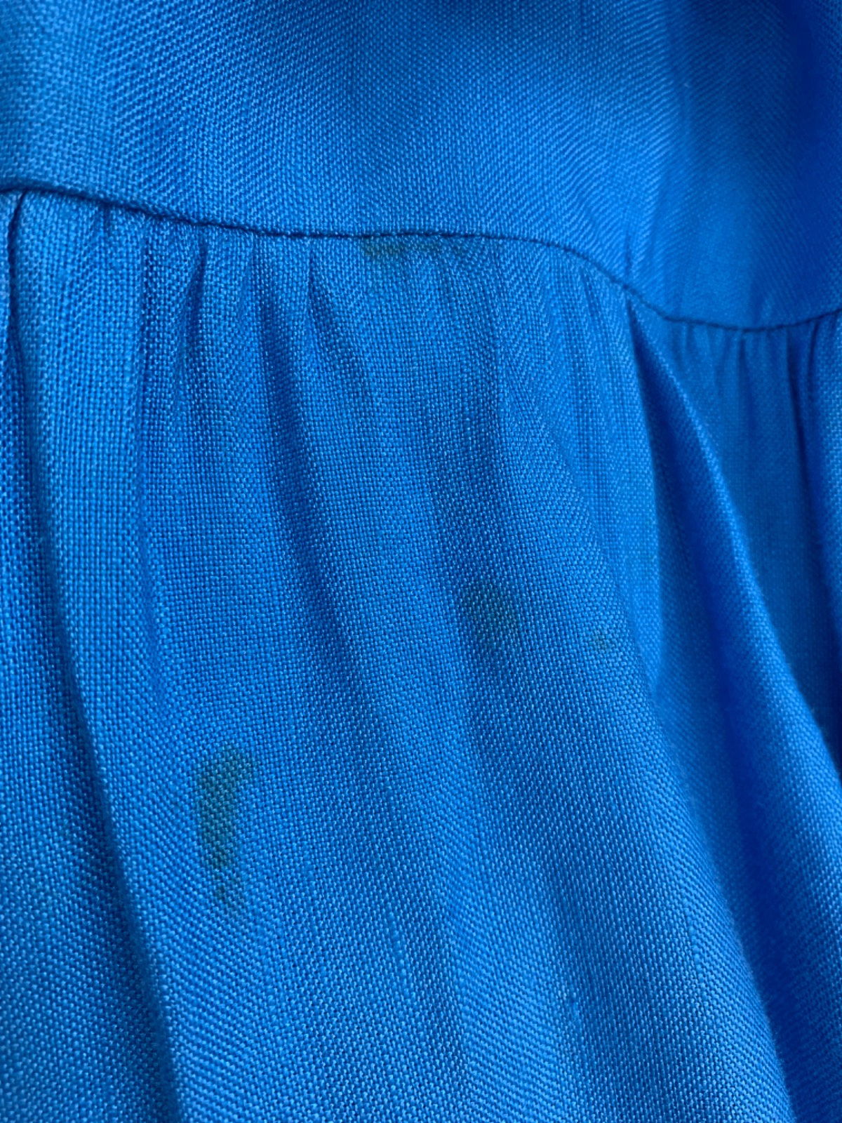 Rebecca Vallance Blue Ruffled Sleeveless Dress UK 8