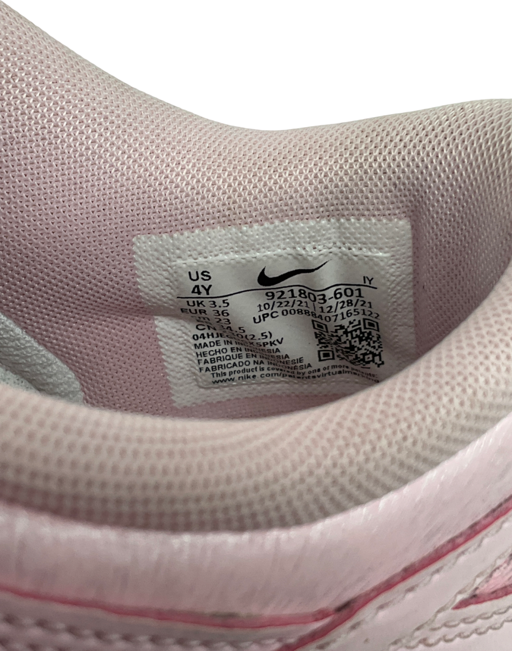 Nike Dunk Gs Prism Pink UK 3.5 EU 36.5 👠