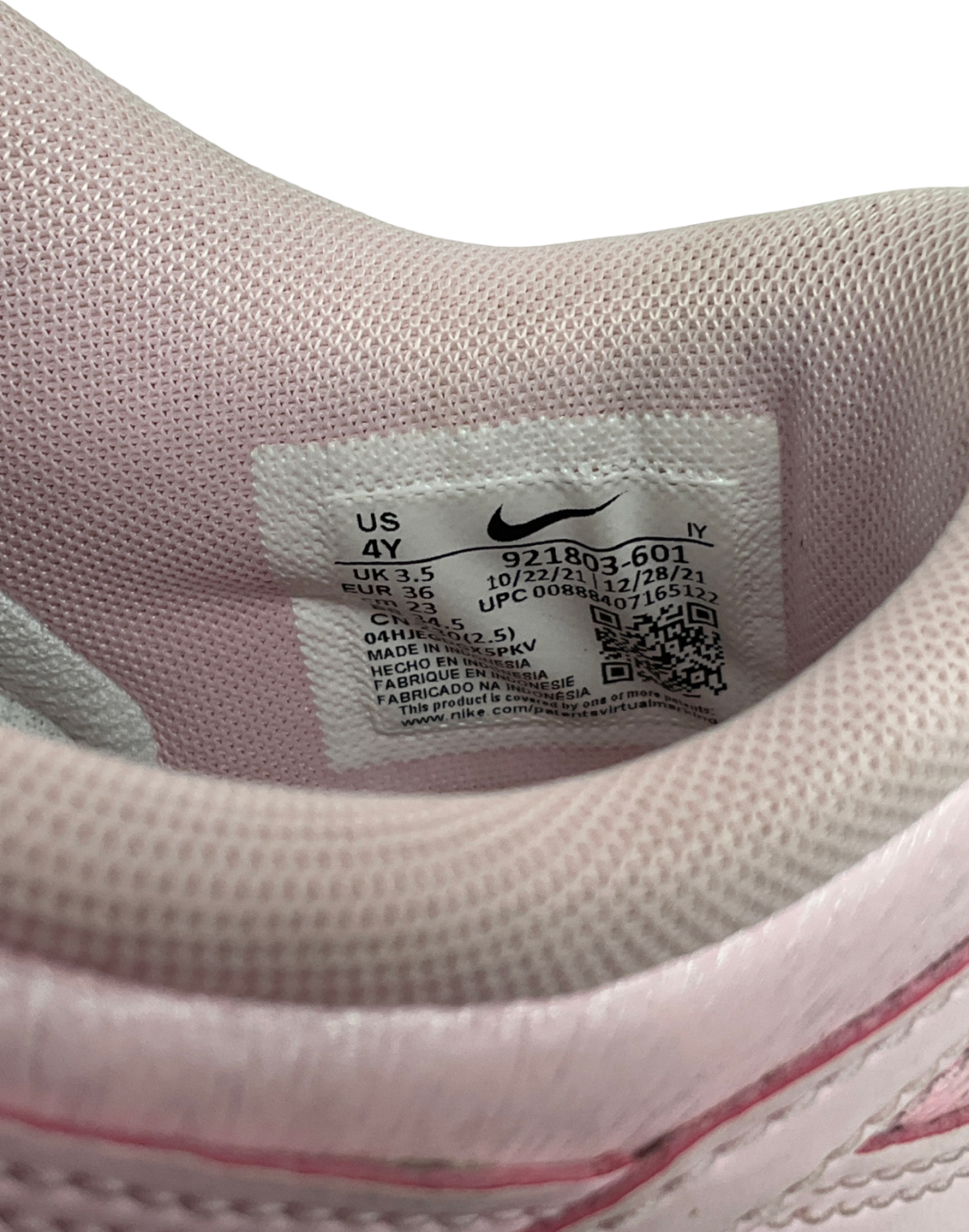 Nike Dunk Gs Prism Pink UK 3.5 EU 36.5 👠