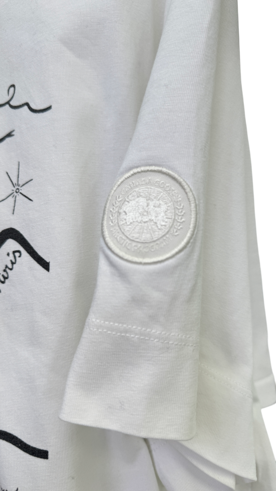 CANADA GOOSE White "live In The Open" T-shirt UK L