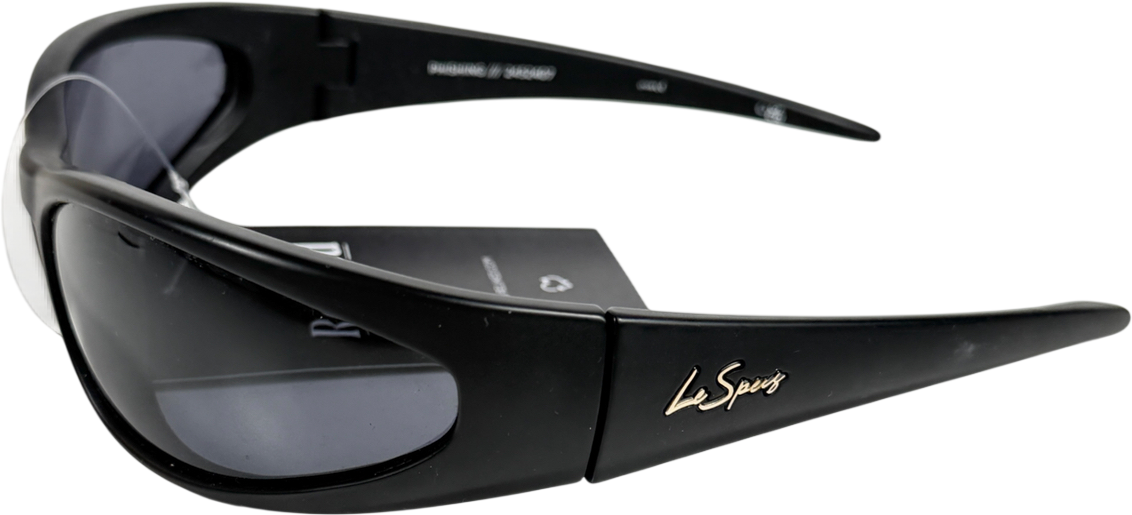 Le Specs Black Phishing 2452407 Matte Black/smoke Polarised Lens One Size