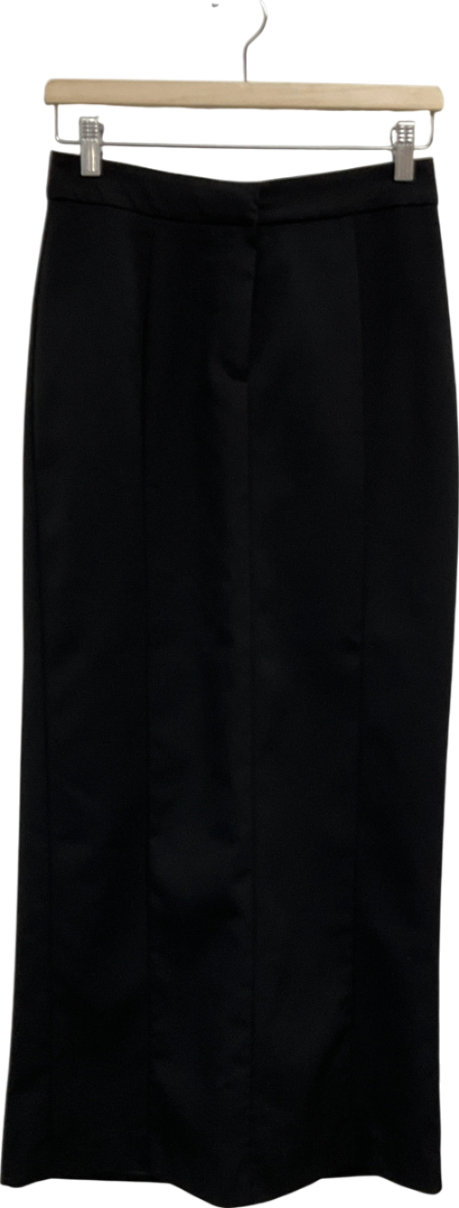 BOA Black Tailored Relaxed Maxi Skirt UK XS