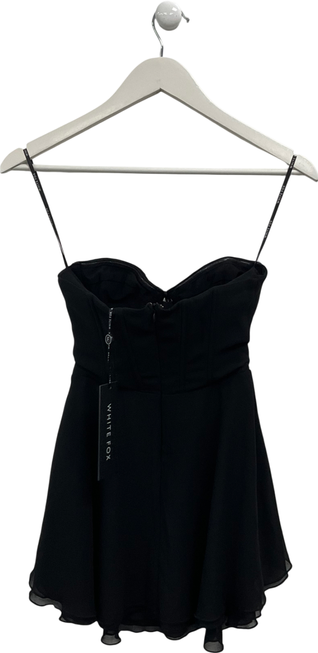 White Fox Black Push The Feeling Mini Dress UK XXS