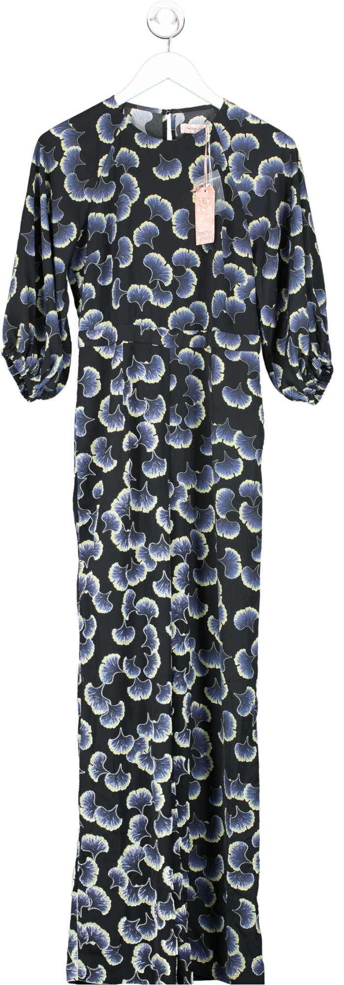 traffic people Blue Printed Jumpsuit UK S