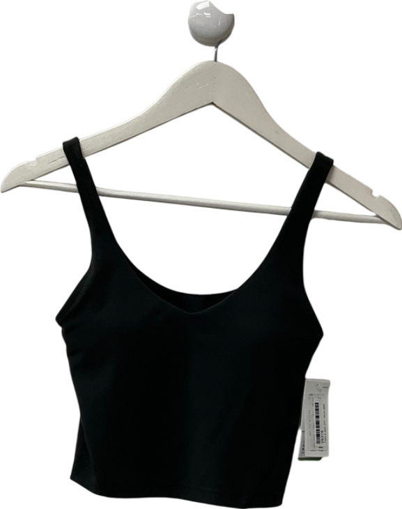 Gilly Hicks Black Silk Sports Bra UK S