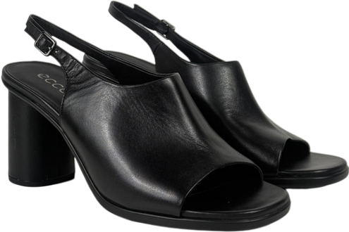 ECCO Black Sculpted Alba 65 Women's Leather Heeled Sandal UK 9 EU 42