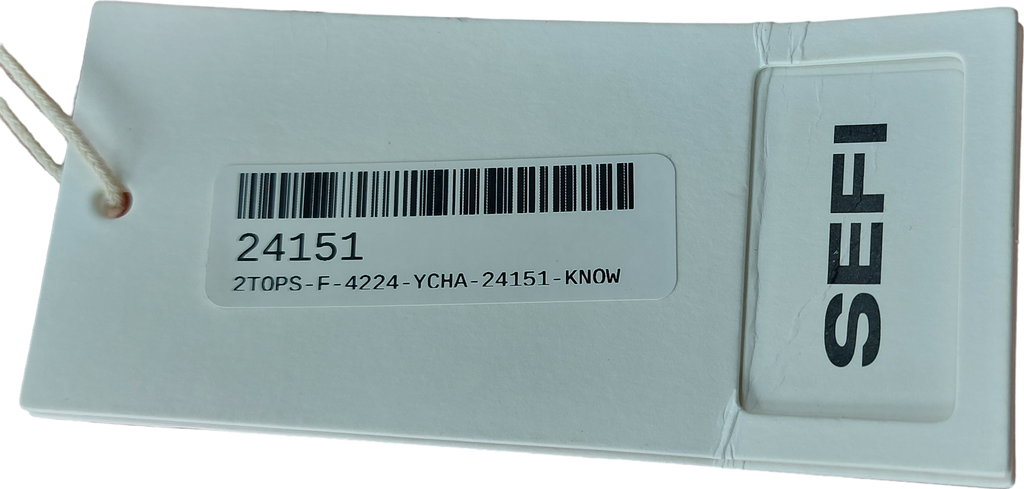 Sefi Orange Asymmetric Sports Bra UK M