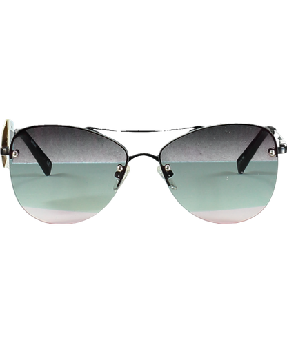 Le Specs Black Fortifeyed Mirrored Aviator Sunglasses One Size