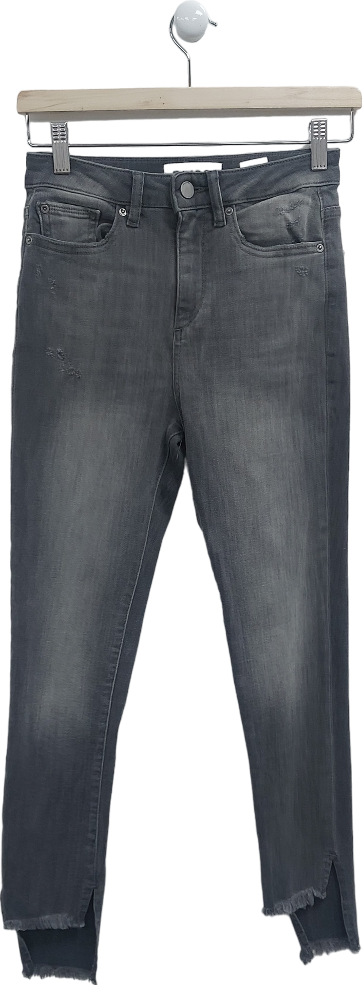 DL1961 Grey Chrissy Trimtone Skinny Jeans W24