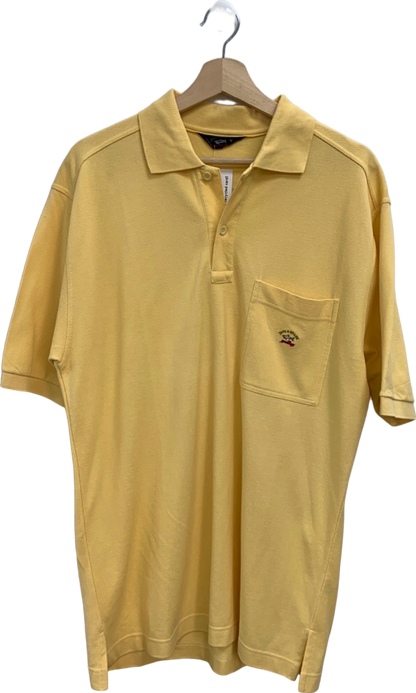 Paul & Shark Yellow Polo Shirt UK L