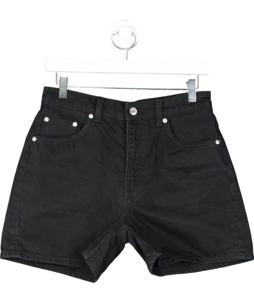 Arket Black Denim Shorts W26