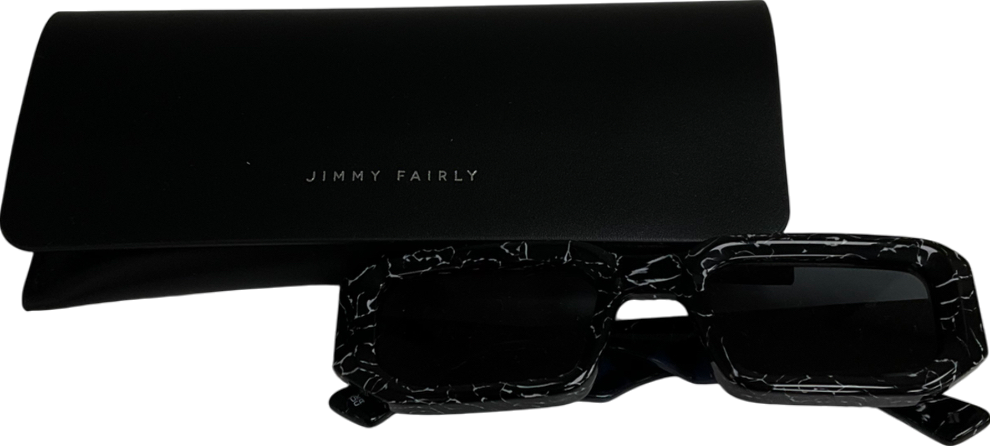 jimmy fairly Black The Corto Sunglasses