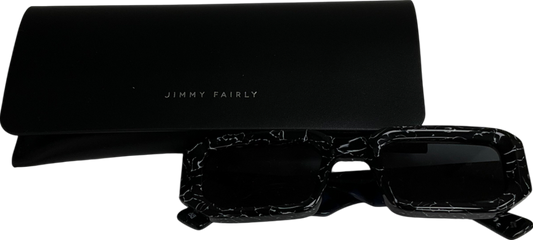 jimmy fairly Black The Corto Sunglasses