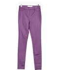 Next Purple Long Mid-rise Pull-on Coated Leggings UK 8