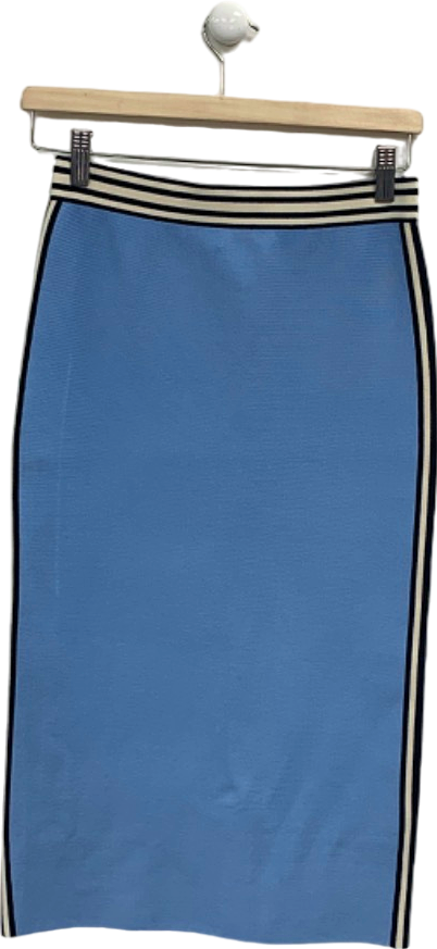 Reiss Blue Tailored Modern Skirt Size S