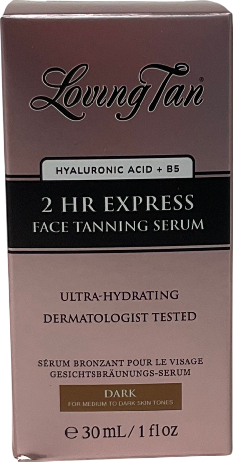 loving tan 2 Hr Express Face Tanning Serum Dark 30ml