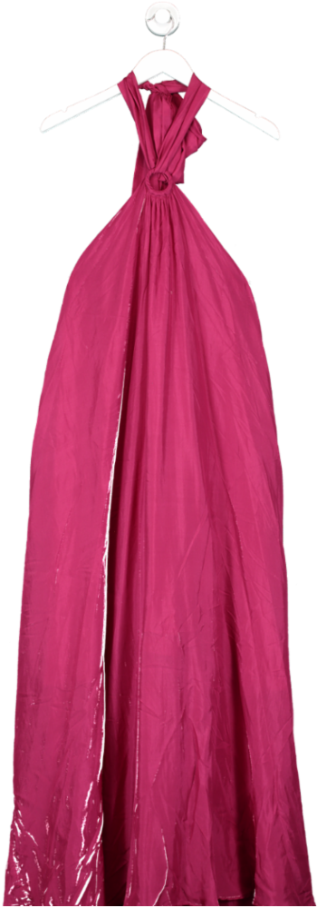 KALITA Pink Ring Detail Maxi Dress UK XXS