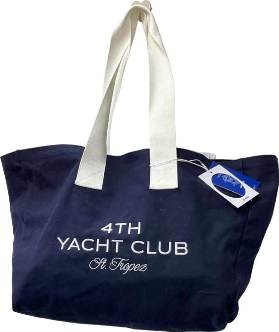 4TH RECKLESS Blue 4th Yacht Club Tote Bag UK One Size
