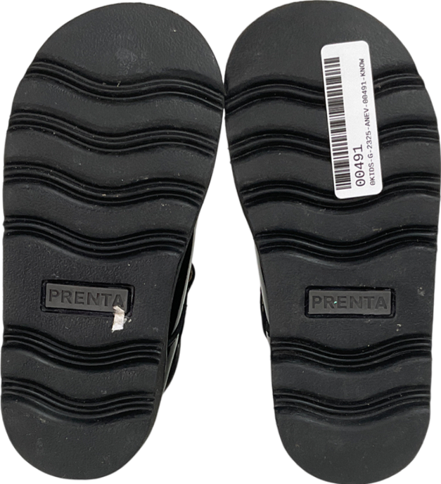 Prenta Luna Black Patent Girls Kids Shoe UK 8 EU 25 👼