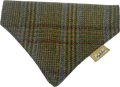Daylesford Green Tweed Dog Bandana - For Dogs UK S