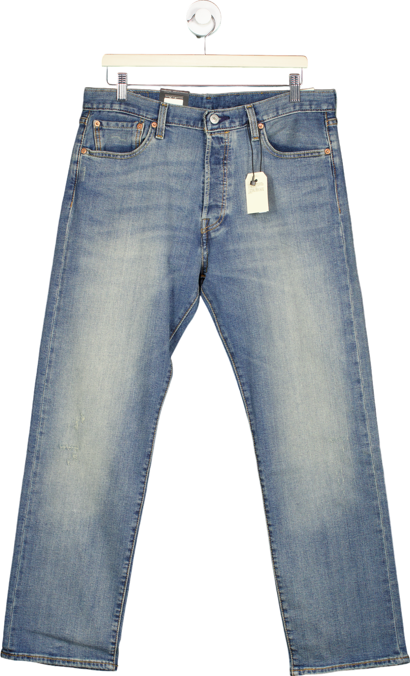 Levi's Blue 501 Original Stretch Jeans W34 L30