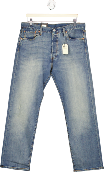 Levi's Blue 501 Original Stretch Jeans 34 X 30