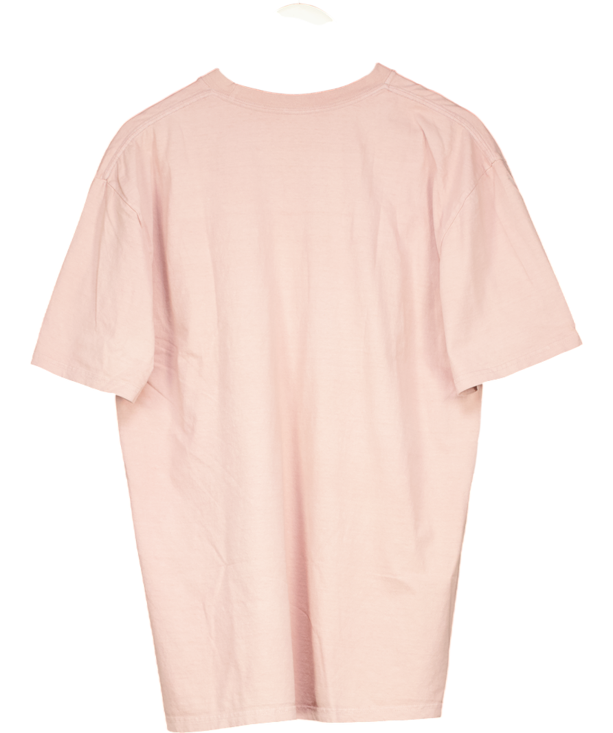 ghost Pink Element Cotton Crew Neck T Shirt UK L