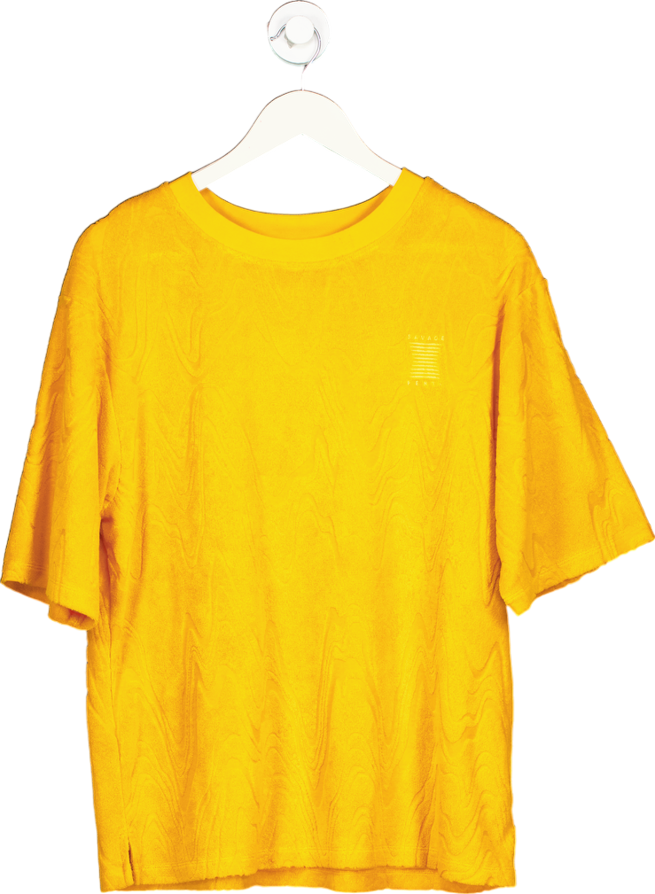 Savage Fenty Yellow T-Shirt UK S