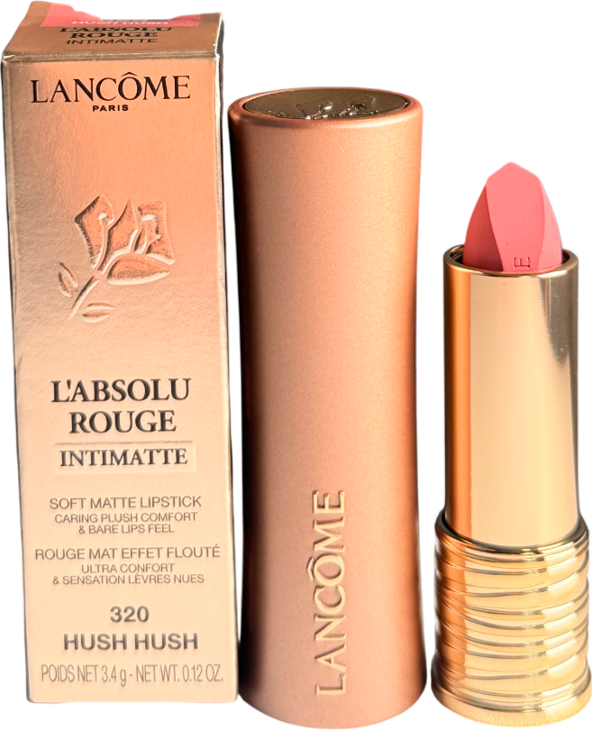Lancome L'absolu Rouge Intimatte Lipstick 320 Hush Hush 3.4g