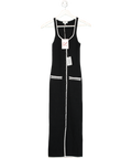 L'academie Black By Marianna Havilah Midi Dress UK XXS