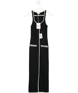 L'academie Black By Marianna Havilah Midi Dress UK XXS