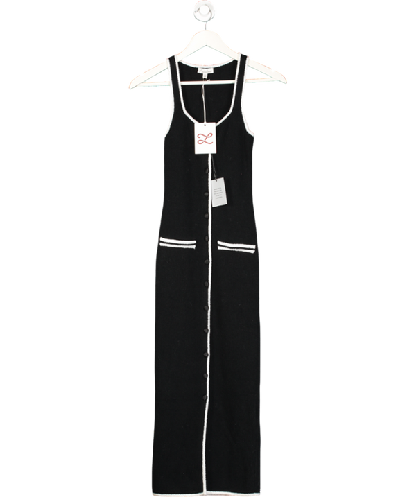 L'academie Black By Marianna Havilah Midi Dress UK XXS