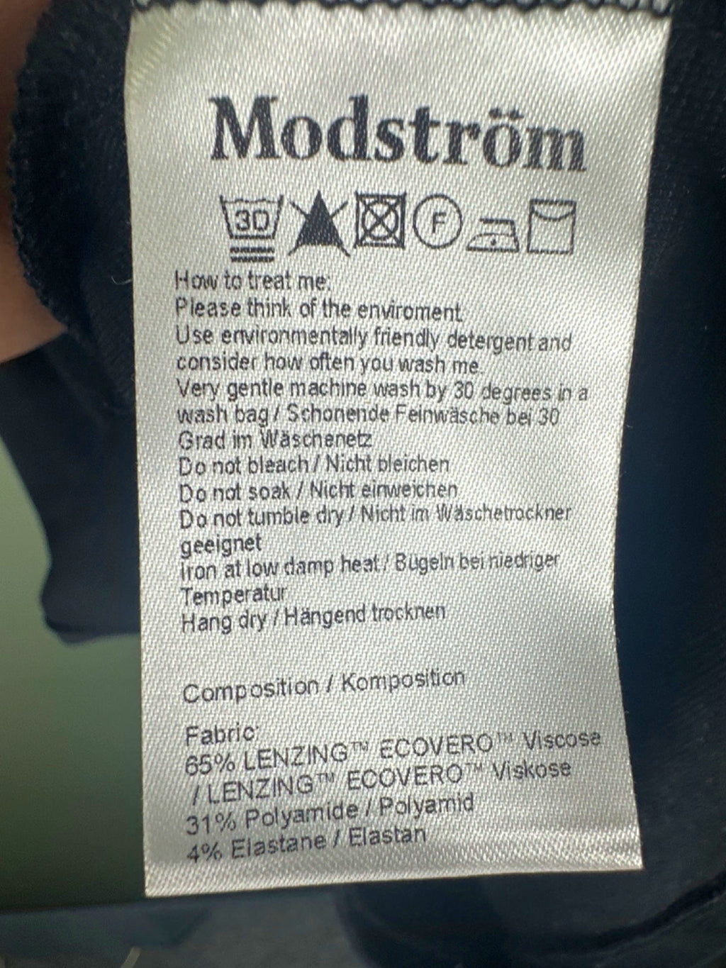 Modström Black Midi Dress UK XS