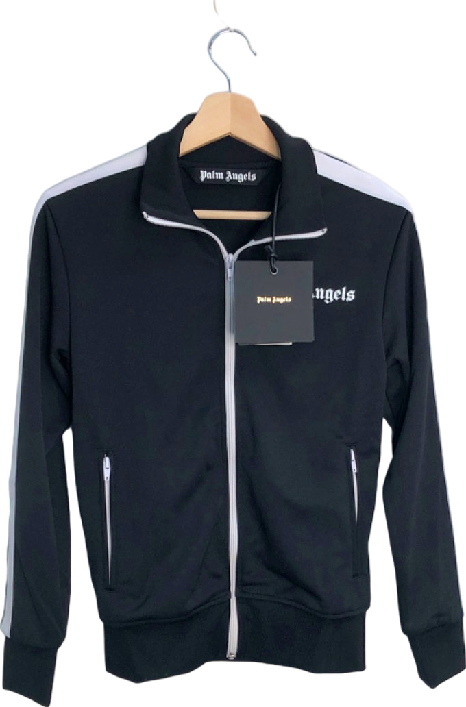 Palm Angels Black Classic Track Jacket UK XS