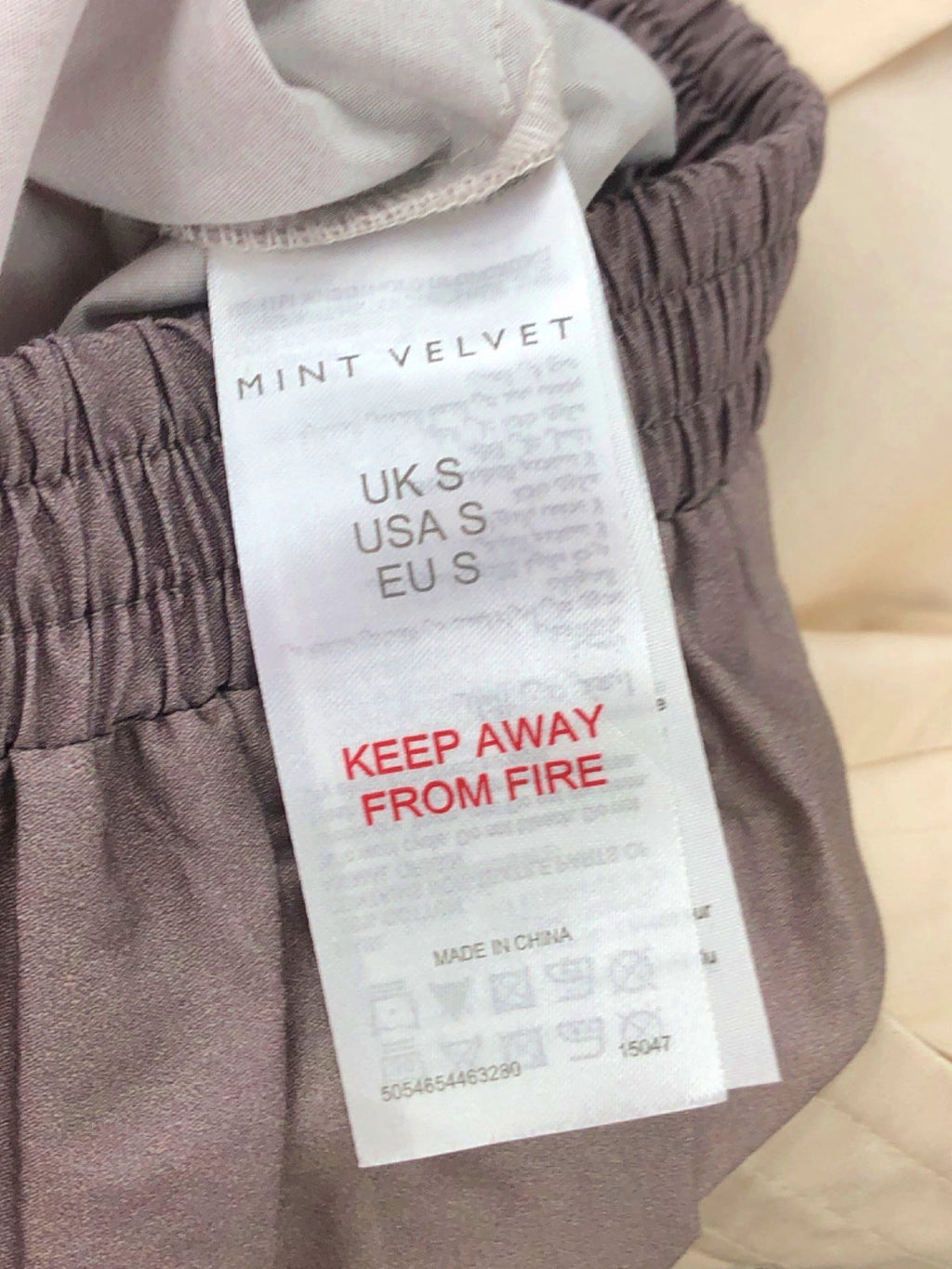 Mint Velvet Beige Ombre Sleeveless Blouse UK S