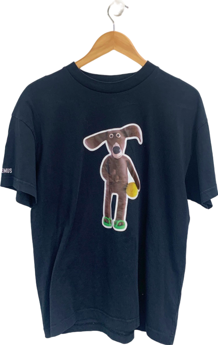 Jacquemus Black Graphic T-Shirt UK L