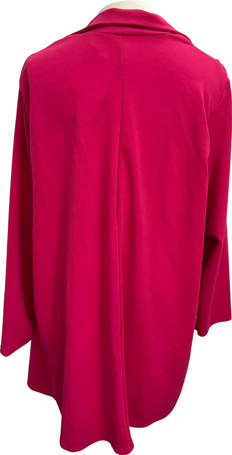 Yours Pink Open Longline Blazer UK 28