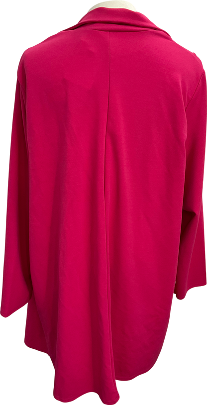 Yours Pink Open Longline Blazer UK 28