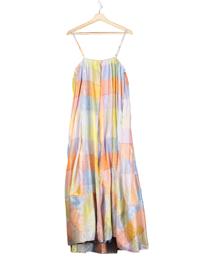 Pilcro Multicoloured Plaid Tent Maxi Dress UK L