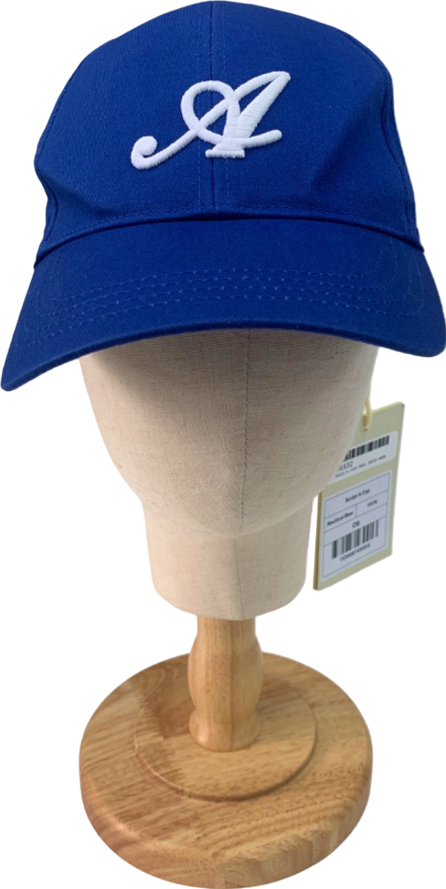 Axel Arigato Nautical Blue Embroidered Script A Logo Cap UK One Size