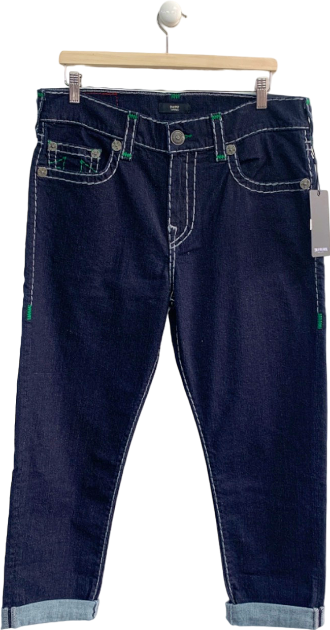 True Religion Dark Blue 'Danny' Tapered Jeans W 32